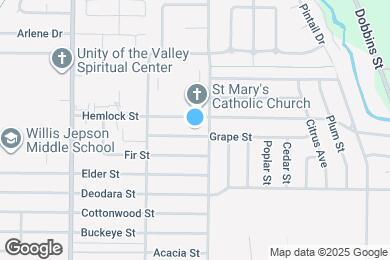 Map image of the property - 316 Grape St
