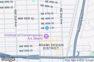 Map image of the property - 71 NE 43rd St