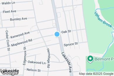 Map image of the property - 5908 Lakeside Ave