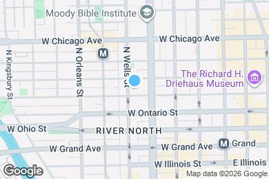 Map image of the property - 688 N Wells St