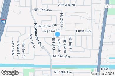 Map image of the property - 1627 NE 1st St