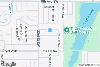 Map image of the property - 2225 14th Ave SW
