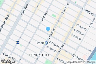 Map image of the property - 245 E 72nd St