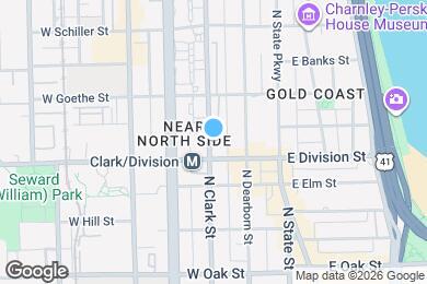 Map image of the property - 1201 N Clark St