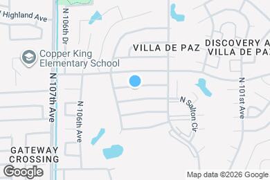 Map image of the property - 10407 W Calle Del Oro