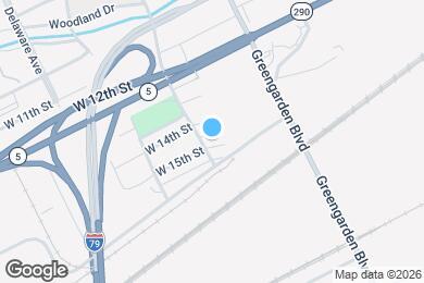 Map image of the property - 1686 W 15th St