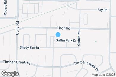 Map image of the property - 8518 Griffin Park Dr