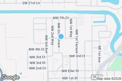 Map image of the property - 488 NW 2nd Terrace