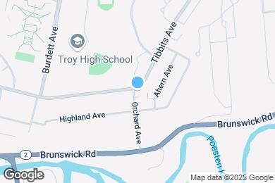 Map image of the property - 1709 Tibbits Ave