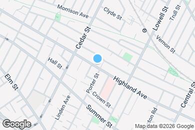 Map image of the property - 257 Highland Ave