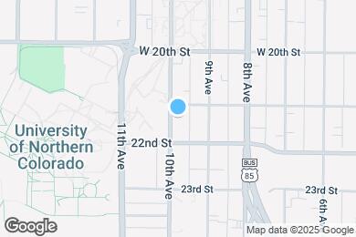 Map image of the property - 2110 10th Ave