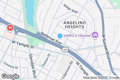 Map image of the property - 1423 Bellevue Ave