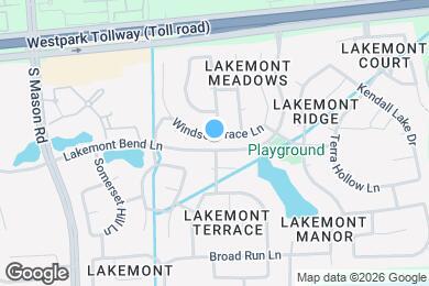 Map image of the property - 20203 Windsor Trace Ln