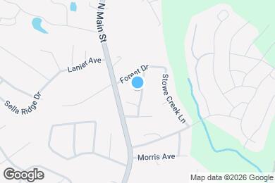 Map image of the property - 1111 Woodhaven Dr