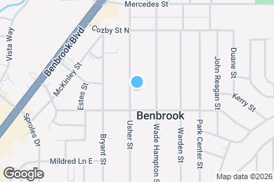 Map image of the property - 1029 Usher St