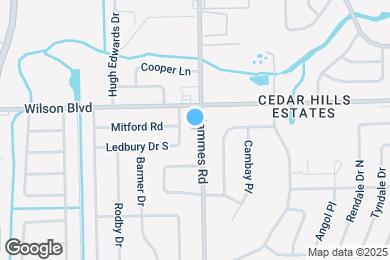 Map image of the property - 3638 Jammes Rd