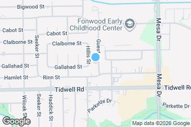 Map image of the property - 9619 Guest St