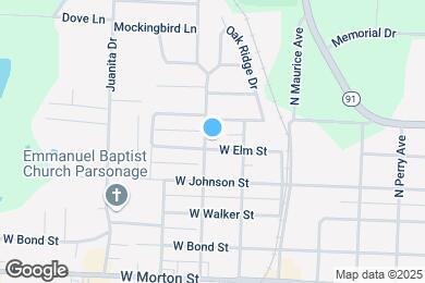 Map image of the property - 902 N Bush Ave