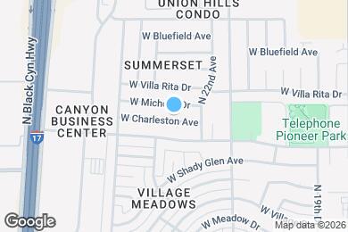 Map image of the property - 2228 W Charleston Ave