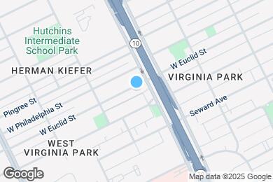 Map image of the property - 1143 W Euclid St