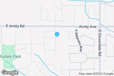 Map image of the property - 4932 S Amorita Ave