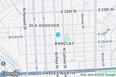 Map image of the property - 2221 Saint Paul St