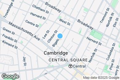 Map image of the property - 14 Bigelow St