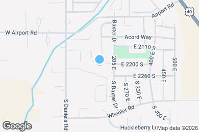 Map image of the property - 142 E 2200 S