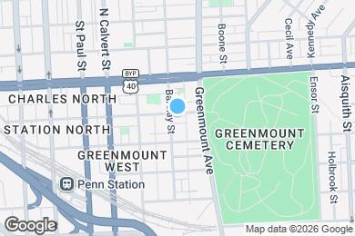 Map image of the property - 407 E Lafayette Ave
