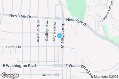 Map image of the property - 1513 N Altadena Dr