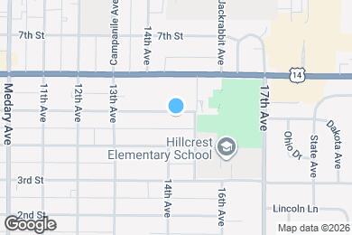 Map image of the property - 1358 5th St