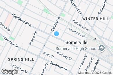 Map image of the property - 121 Highland Ave