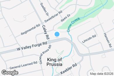 Map image of the property - 386 W Valley Forge Rd