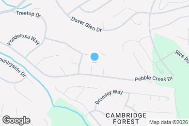 Map image of the property - 1012 Oak Ridge Ct