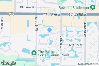 Map image of the property - Palm Cove Apartments