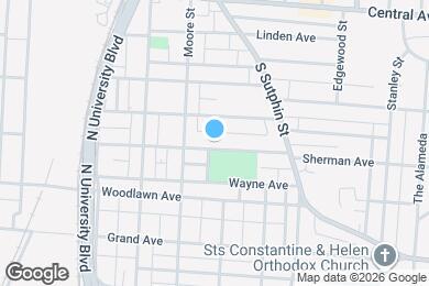 Map image of the property - 2015 Sherman Ave