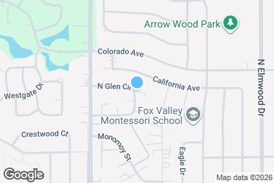 Map image of the property - 1291 N Glen Cir