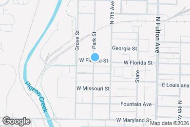 Map image of the property - 1528 W Florida St