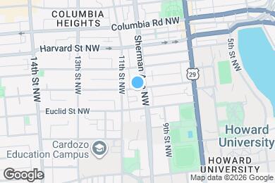 Map image of the property - 1008 Fairmont St NW