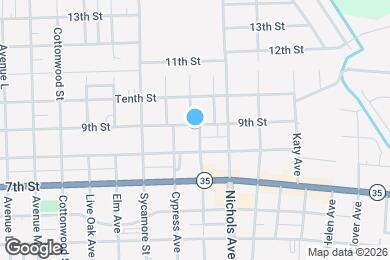 Map image of the property - 1900 Peach Ave