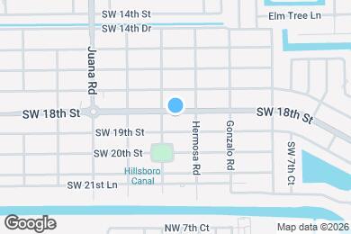 Map image of the property - 1070 SW 18th St