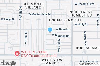 Map image of the property - 3634 W Granada Rd