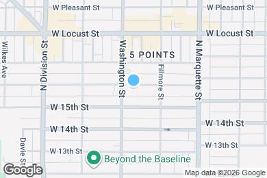 Map image of the property - 1445 W 16th St