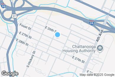 Map image of the property - 1807 Foust St