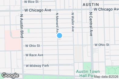 Map image of the property - 619 N Menard Ave