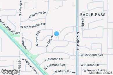 Map image of the property - 7586 W Montebello Ave