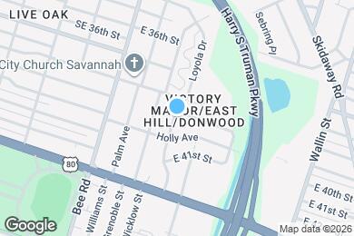 Map image of the property - 1701 E 39th St