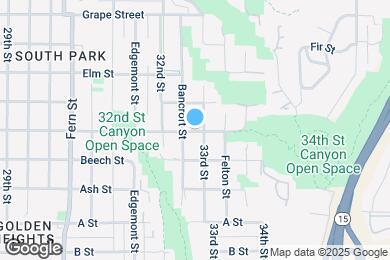 Map image of the property - 3270 Cedar St