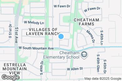 Map image of the property - 4813 W Alicia Dr