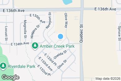 Map image of the property - 13414 Oneida Ln